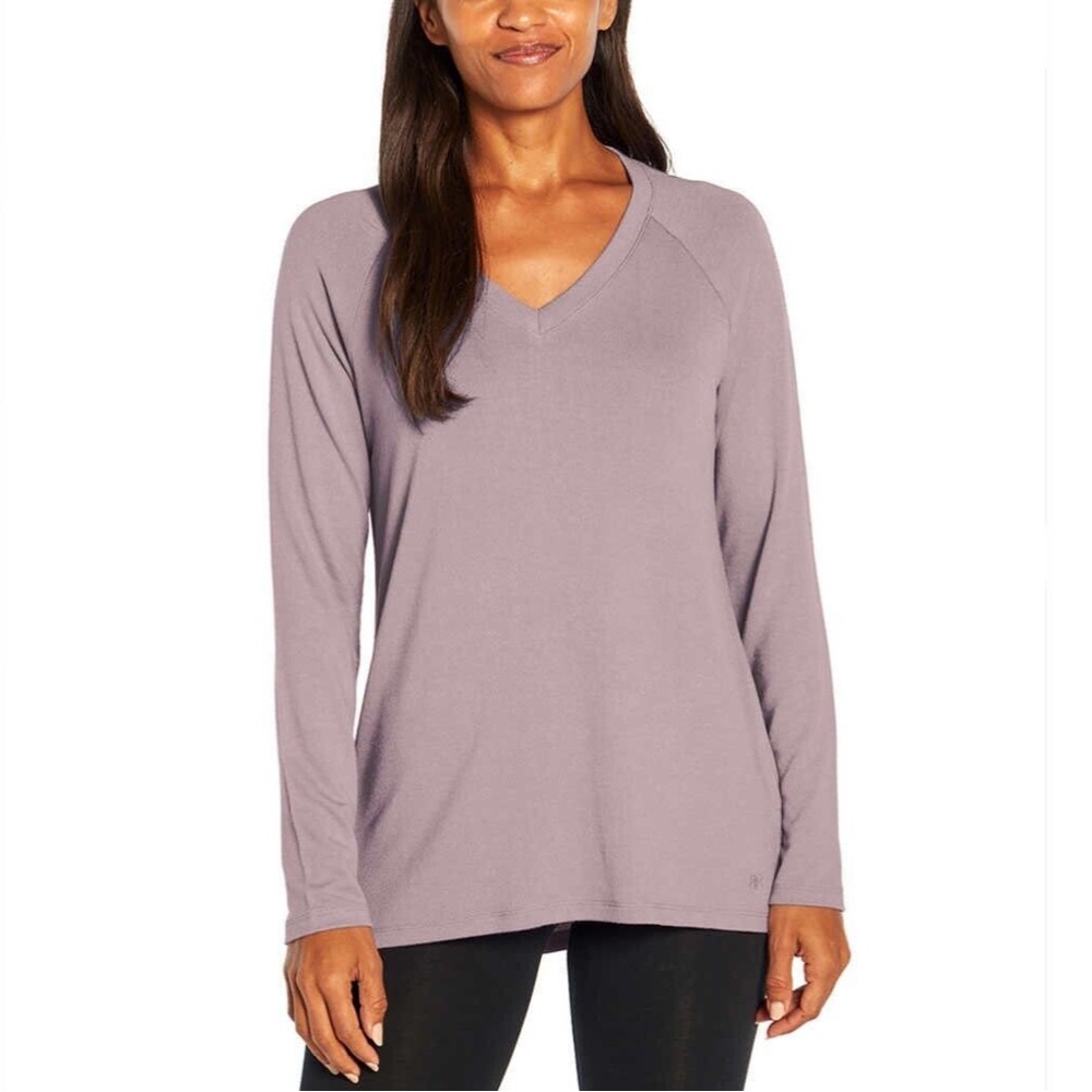 Banana Republic V Neck Purple Top